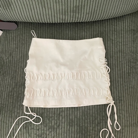 With Jean Dresses & Skirts - With Jean white mini skirt